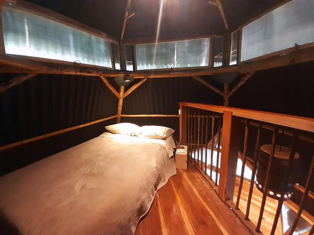 Voodi või voodid majutusasutuse Kasaguadua - RESERVA NATURAL toas