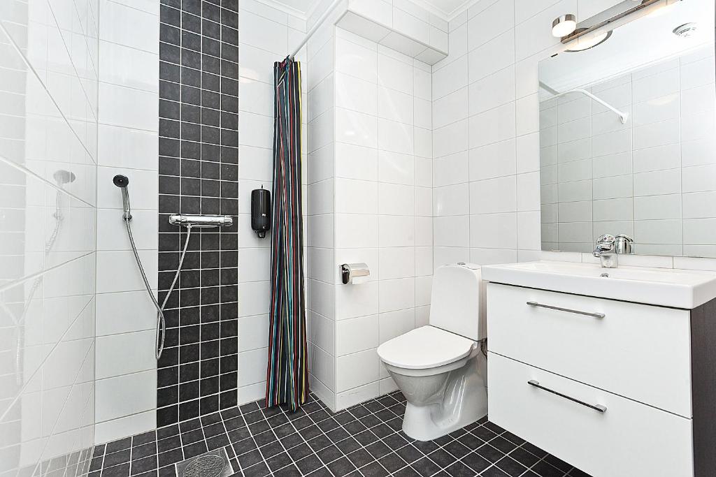 Koupelna v ubytování EttSmart Hotell