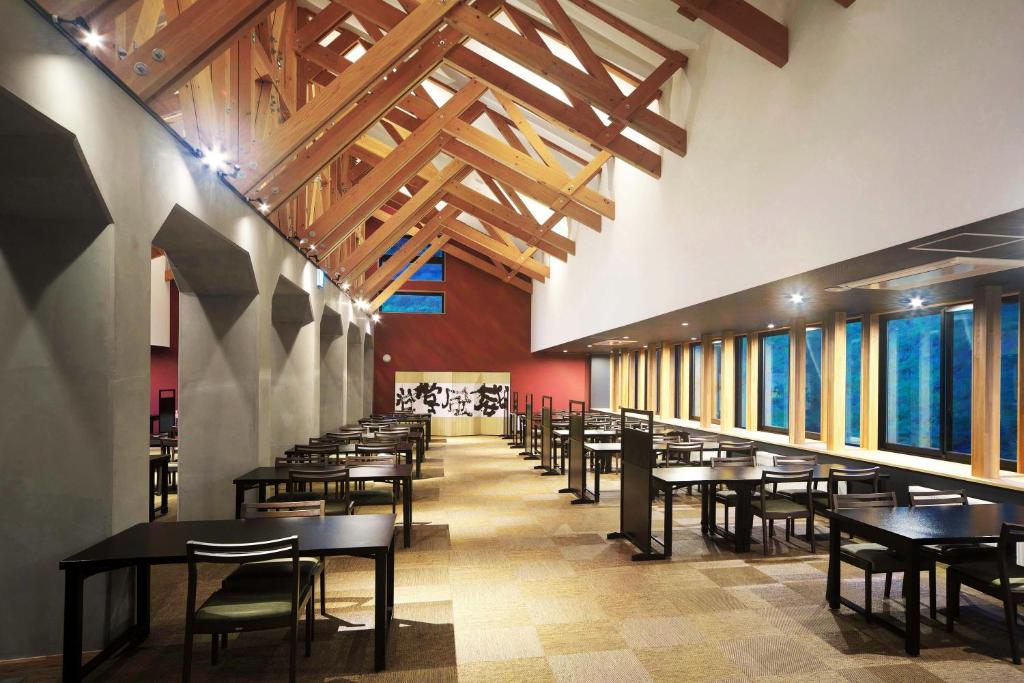 Restaurace v ubytování Kusatsu Onsen Kusatsu Hotel1913