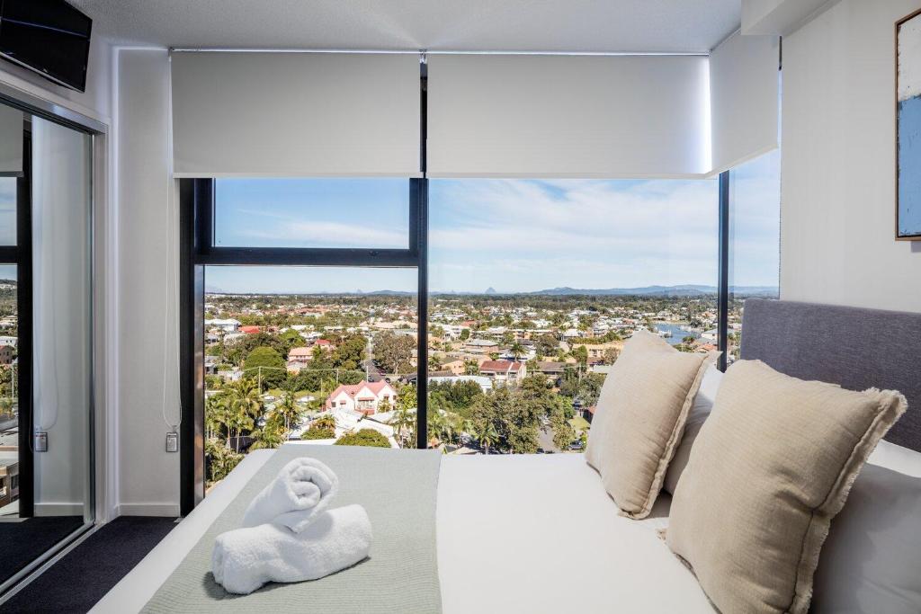 Balkón nebo terasa v ubytování First Light Mooloolaba, Ascend Hotel Collection