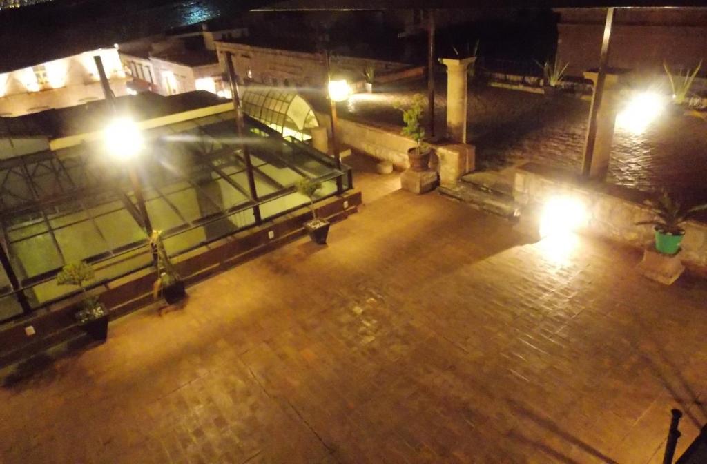 Balkón nebo terasa v ubytování Hotel Historia