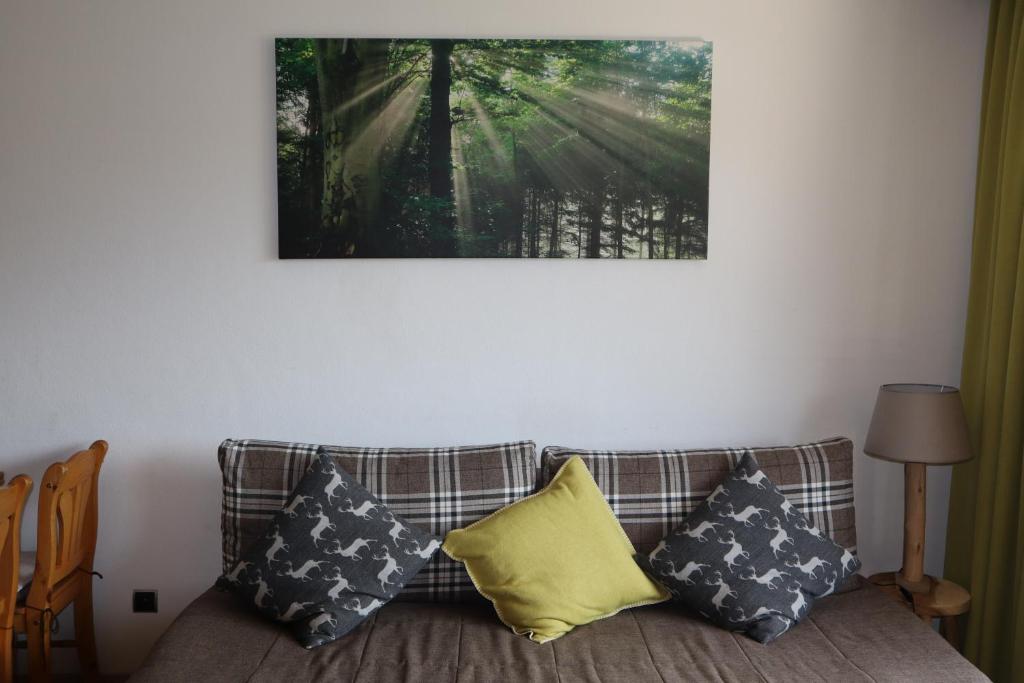 Posezení v ubytování Apartment Zugspitz