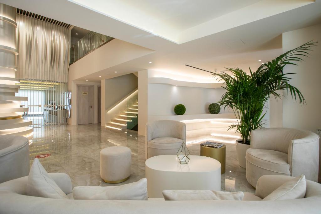 Posezení v ubytování Green Suites Boutique Hotel