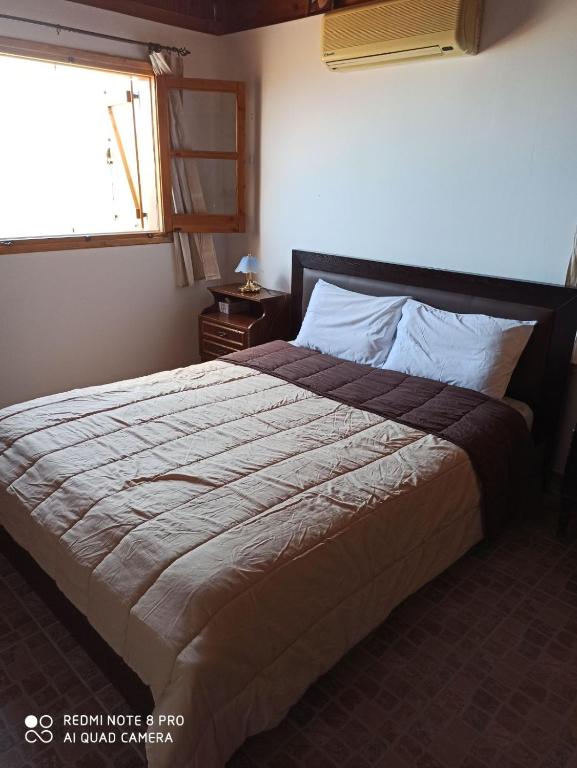 Postel nebo postele na pokoji v ubytování Aretis sea view house