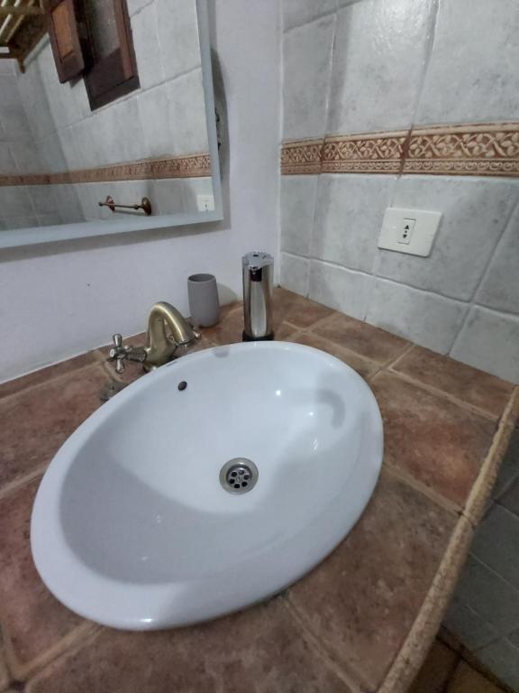 Koupelna v ubytování Casa los Abuelos