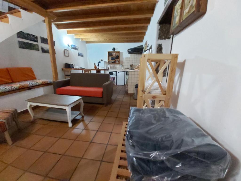 Kuchyň nebo kuchyňský kout v ubytování Casa los Abuelos