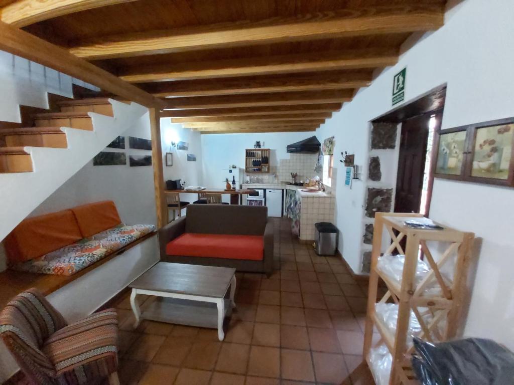 Kuchyň nebo kuchyňský kout v ubytování Casa los Abuelos