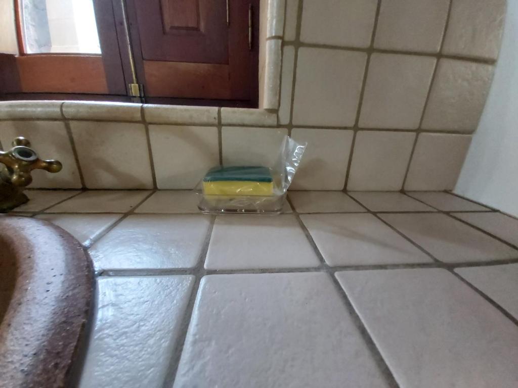 Koupelna v ubytování Casa los Abuelos