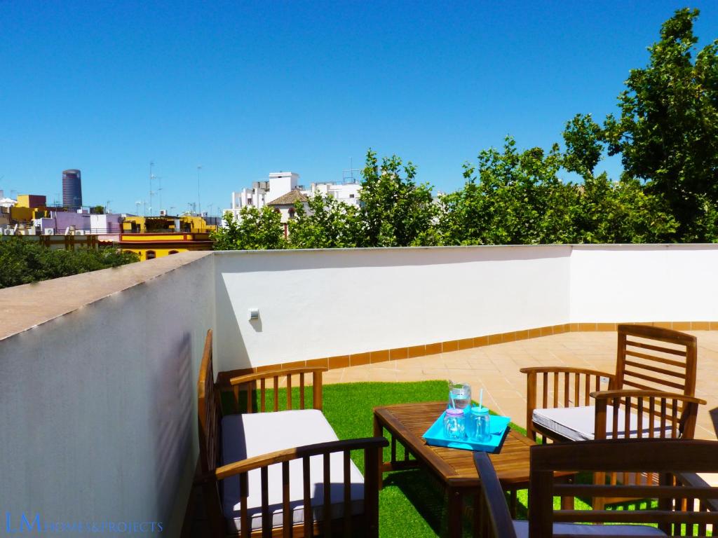 Balkón alebo terasa v ubytovaní ALAMEDA SQUARE APARTMENT