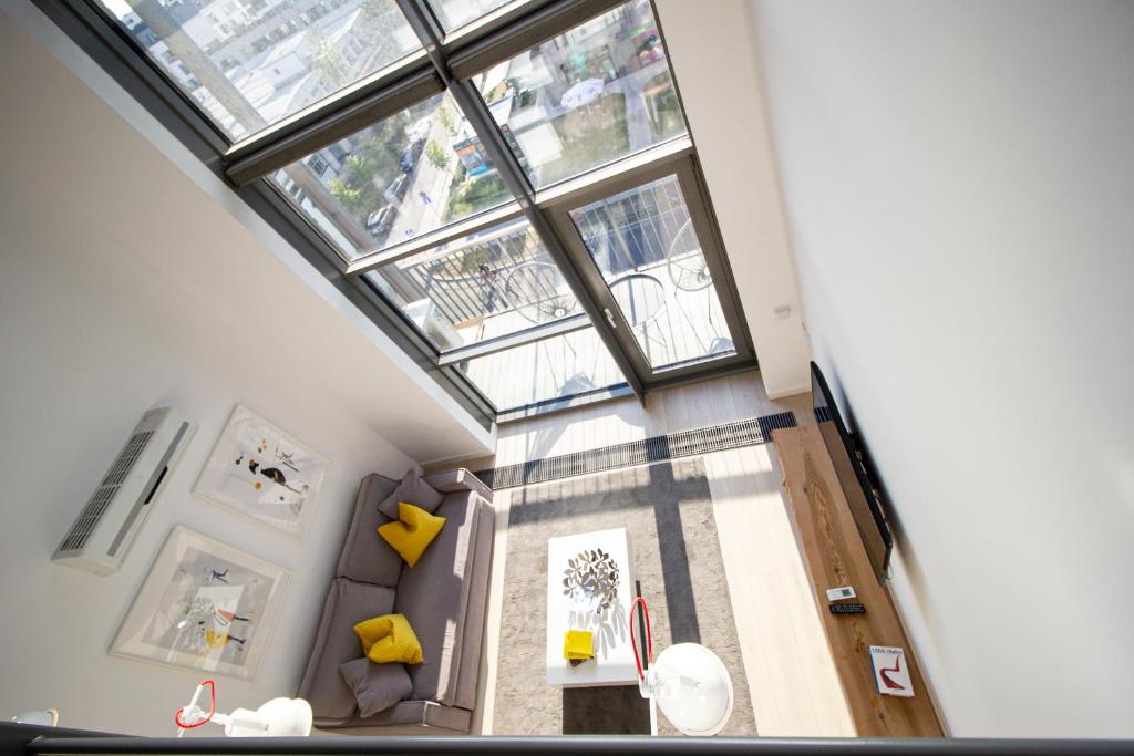 Kúpeľňa v ubytovaní Qbik Loft Modern Apartment