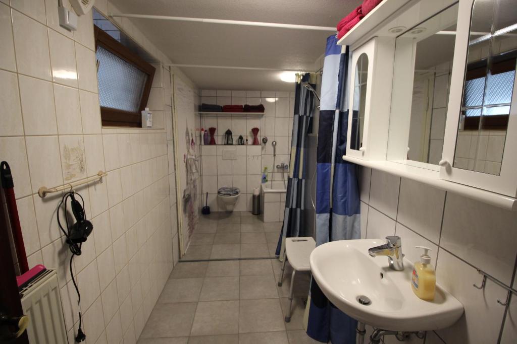 Koupelna v ubytování Ferienwohnung Mira