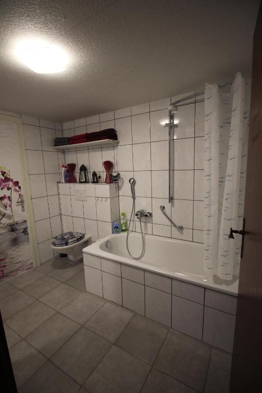 Koupelna v ubytování Ferienwohnung Mira