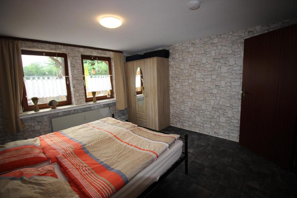 Postel nebo postele na pokoji v ubytování Ferienwohnung Mira