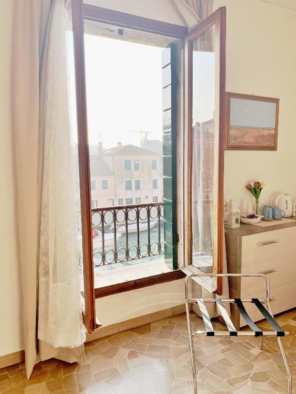 Balkón nebo terasa v ubytování Venezia Canal View