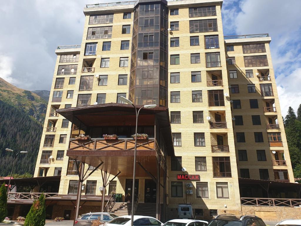 Домбай Вершина апартотель - отзывы и видео