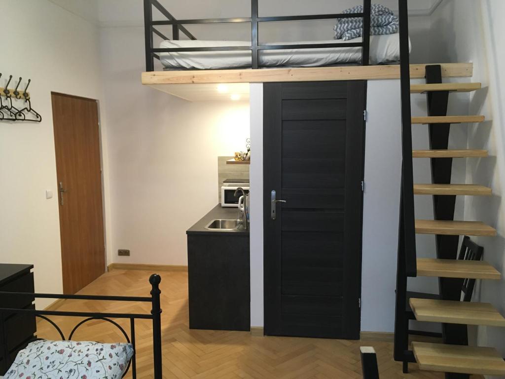 Kuchyň nebo kuchyňský kout v ubytování Pure Apartments