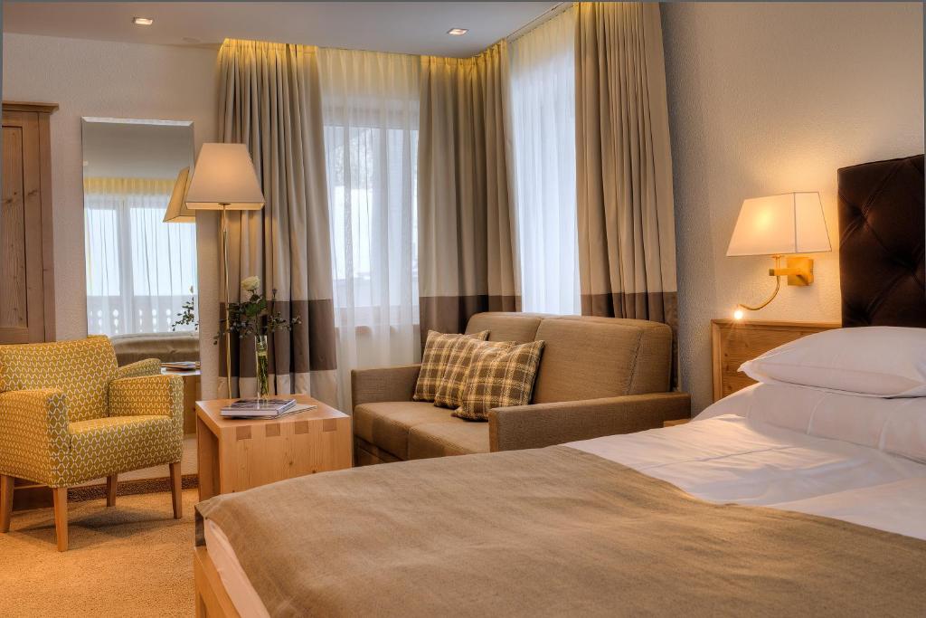 Postel nebo postele na pokoji v ubytování Hotel Palin
