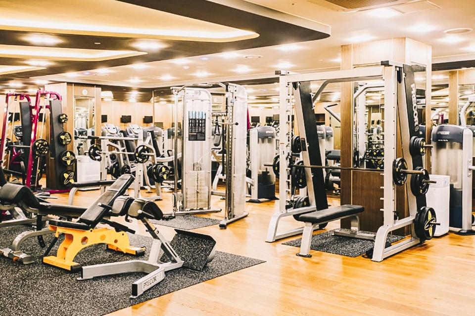 Fitness centrum a/nebo fitness zařízení v ubytování I Square Hotel