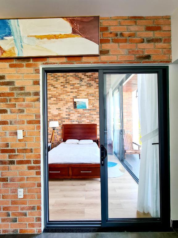 Postel nebo postele na pokoji v ubytování MyFa House