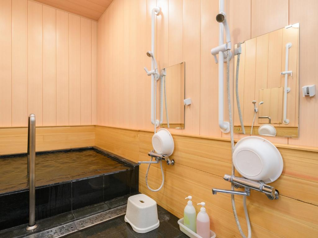 Koupelna v ubytování Tabist Asanokan Annex Iroha Ise