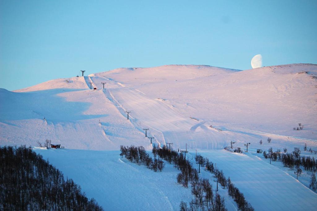 Lägenheter Hamrafjället Tänndalen зимой