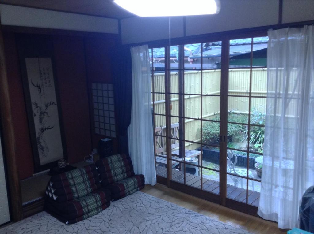 Posezení v ubytování Machiya Kyoto Shogoin