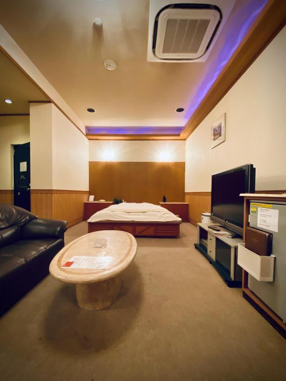 TV a/nebo společenská místnost v ubytování Hotel Sagano (Adult only)