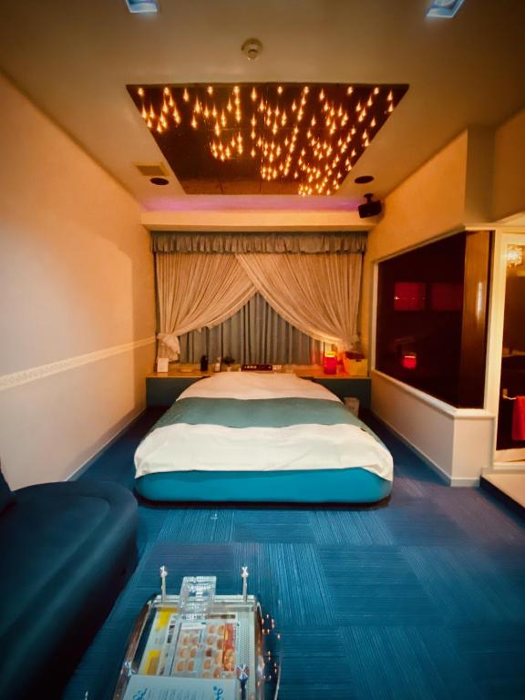 Postel nebo postele na pokoji v ubytování Hotel Sagano (Adult only)