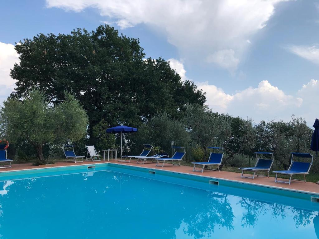 Bazén v ubytování Agriturismo Camiano Piccolo nebo v jeho okolí
