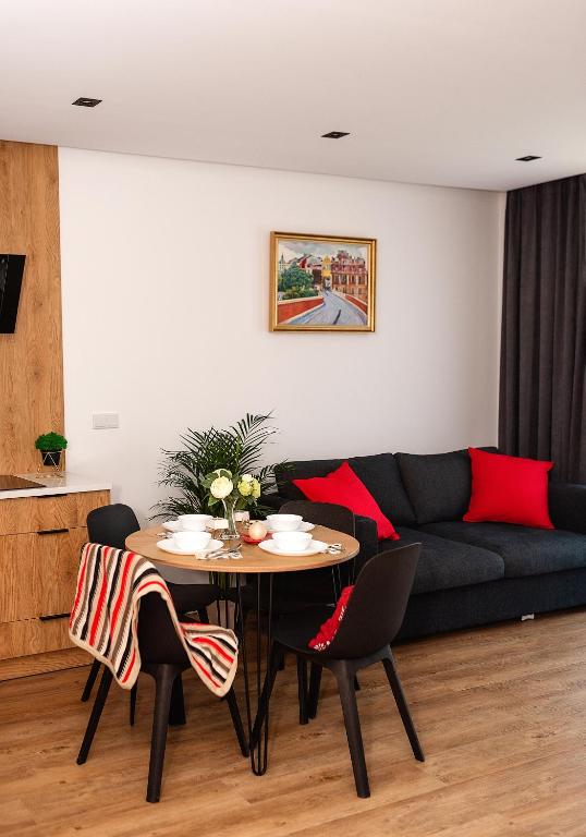 Posedenie v ubytovaní VIP Apartamenty number 6