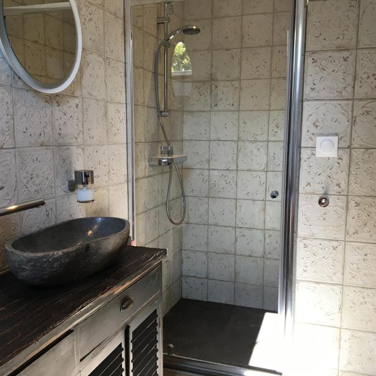 Koupelna v ubytování Boutique Hotel B&B Fleurie