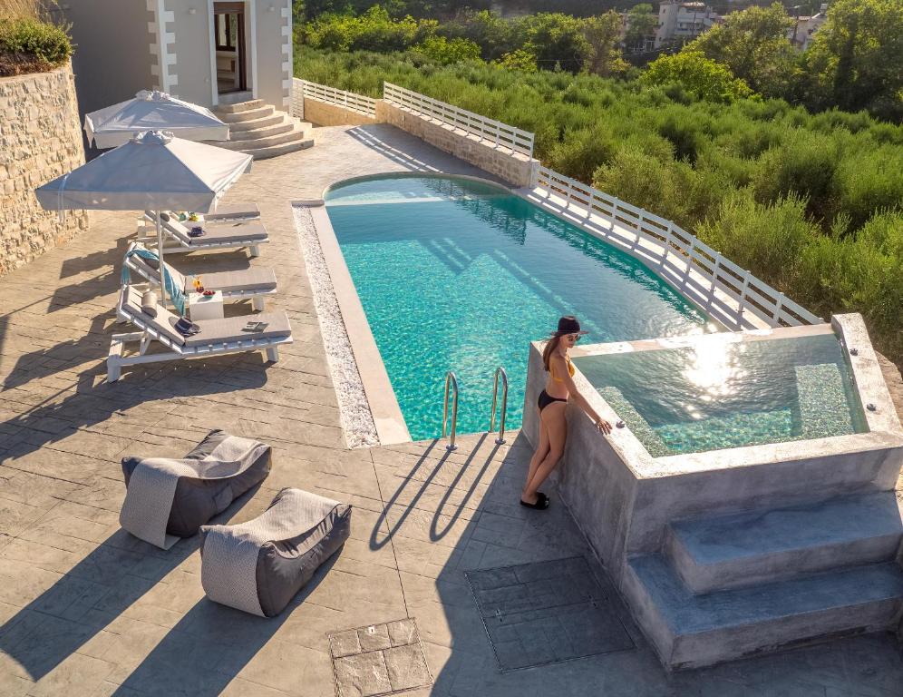 Bazén v ubytování Olivia Villa, Celestial haven of luxury, By ThinkVilla nebo v jeho okolí