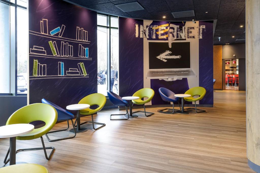 Posezení v ubytování ibis budget Genève Aéroport
