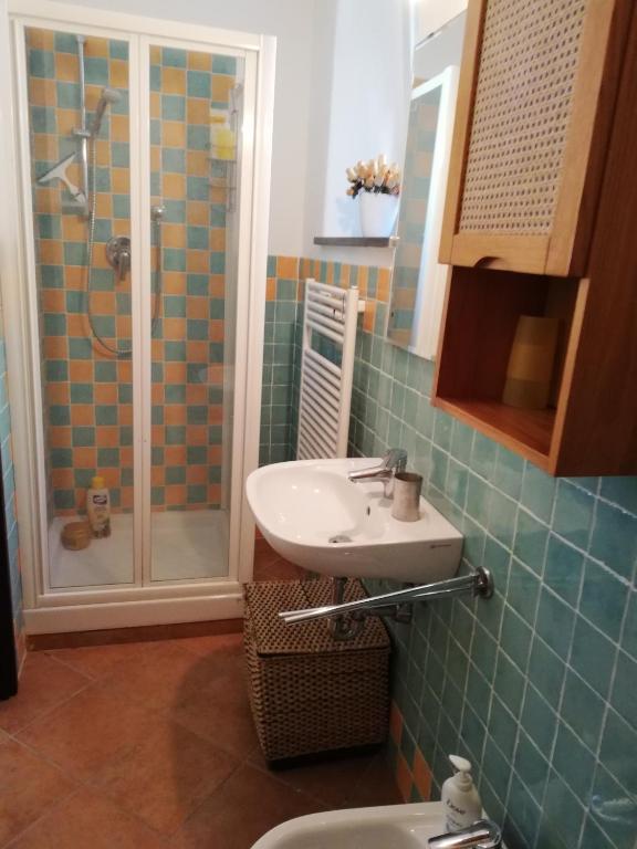 Kúpeľňa v ubytovaní Ariadimare guest house