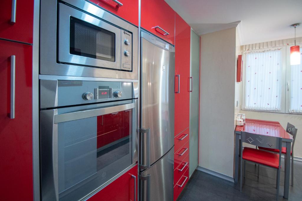 Kuchyň nebo kuchyňský kout v ubytování Apartamento El Pentagrama de Cádiz