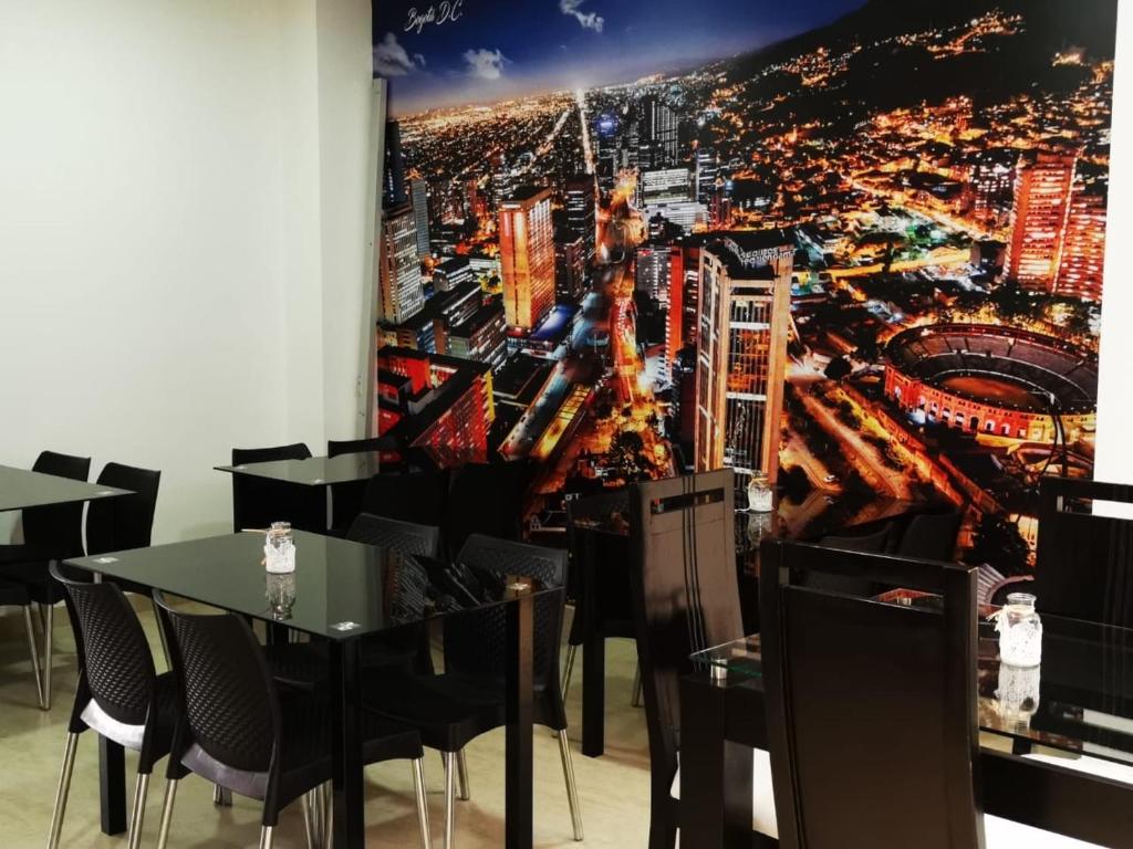 Restaurace v ubytování Hotel Radel Bogotá