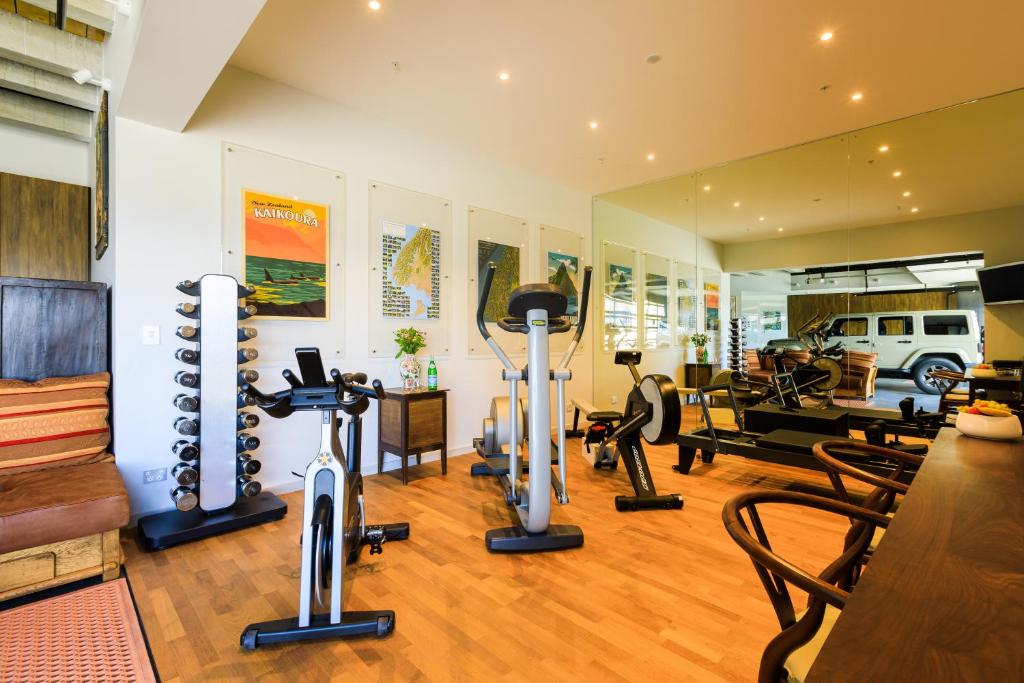 Fitness centrum a/nebo fitness zařízení v ubytování Lanah Residence