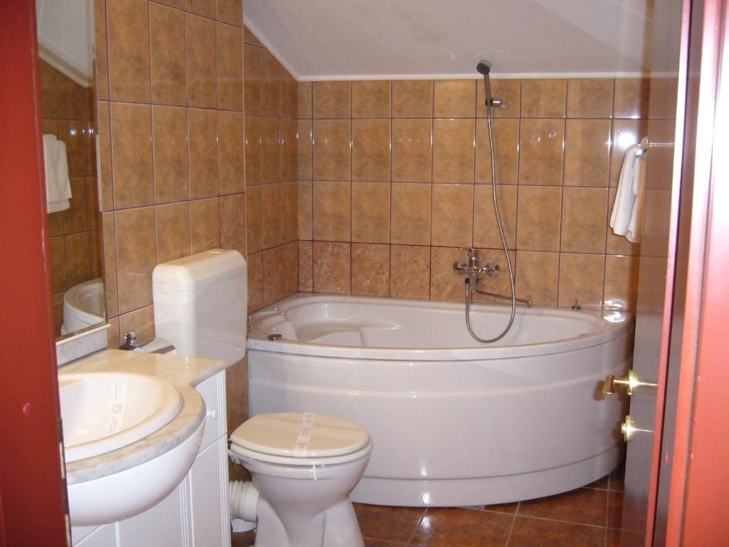 Koupelna v ubytování Hotel Express