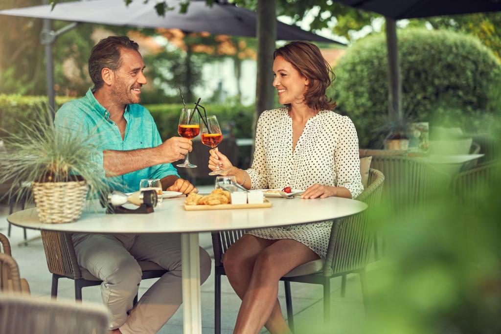 Nápoje v ubytování Romantik Badhotel Renesse