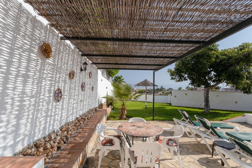 Patio alebo iná vonkajšia časť ubytovania Cortijo Encarni