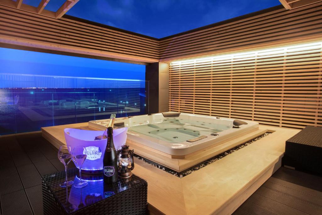 Nápoje v ubytování Utop Ubless Hotel Jeju