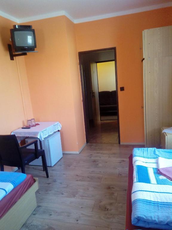Cama o camas de una habitación en Studánecký Medvěd