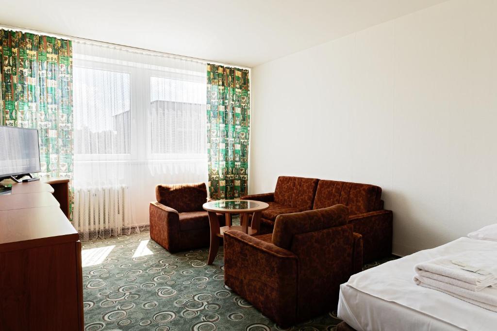 Posezení v ubytování Hotel Slezan