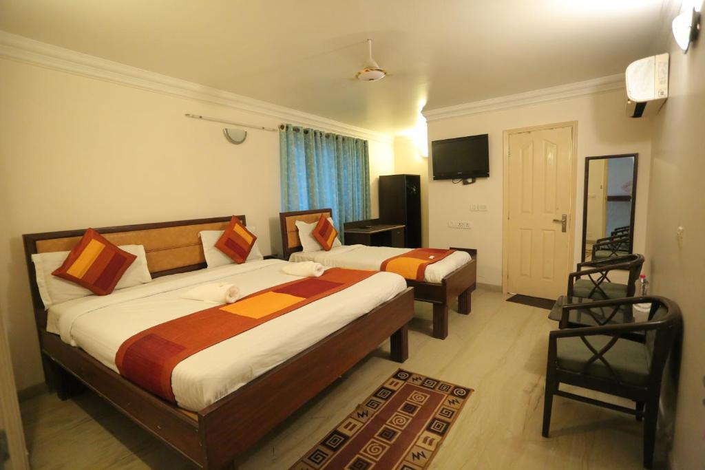 Cama o camas de una habitación en Hotel Eurostar International