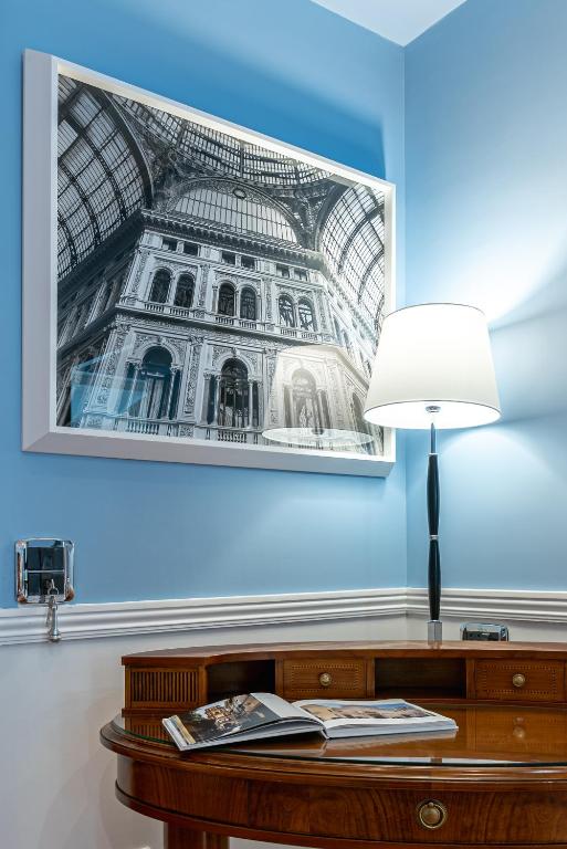 TV a/nebo společenská místnost v ubytování Palazzo Turchini