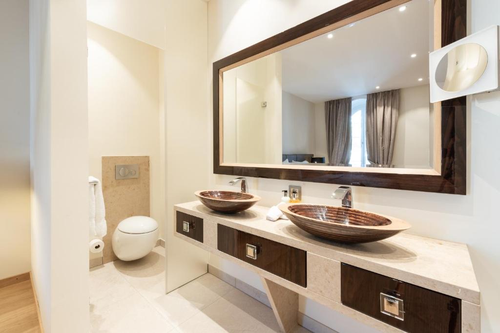 Koupelna v ubytování Hotel Alte Post Bonaduz