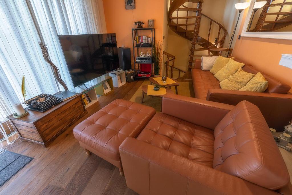 TV a/nebo společenská místnost v ubytování Gran Vista Holiday Home