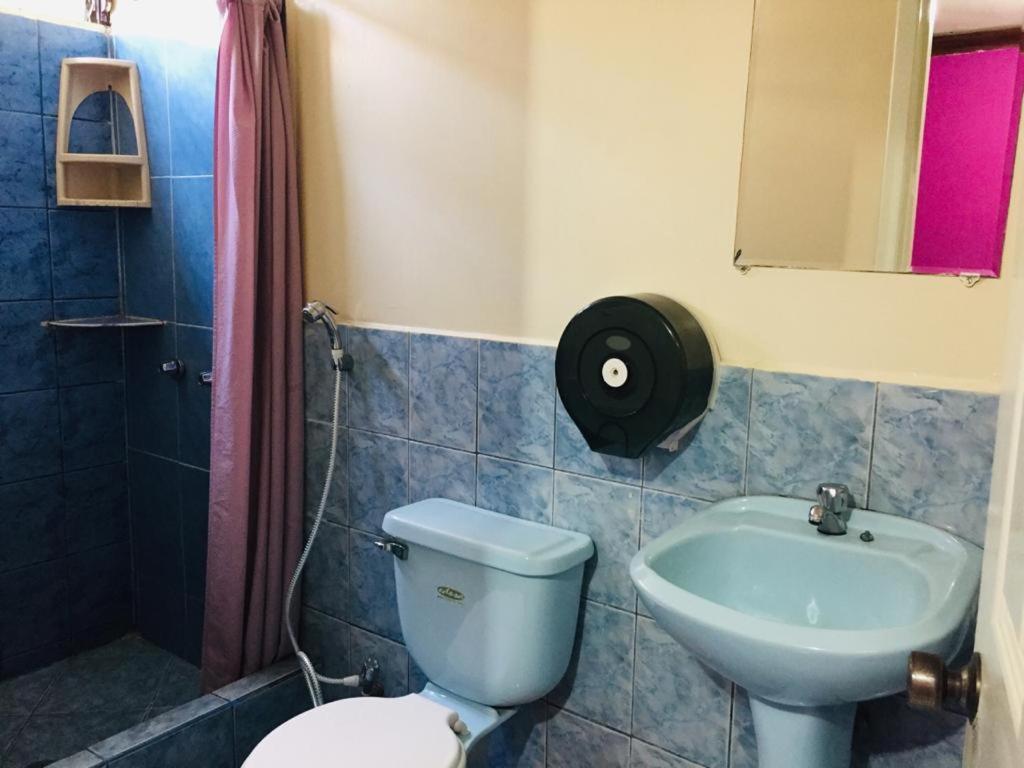 Koupelna v ubytování Hotel Fika Guayaquil