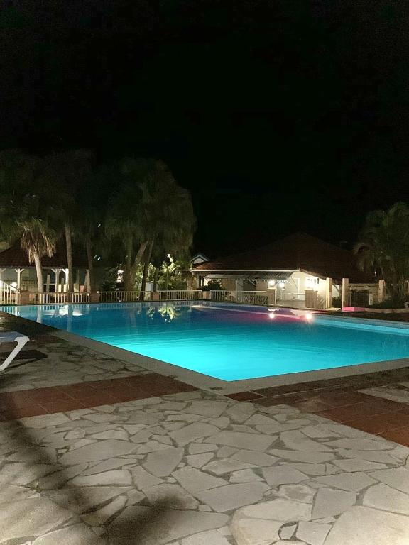 Bazén v ubytování Superbe Studio Ultra COSY à 2 min de la PLAGE nebo v jeho okolí