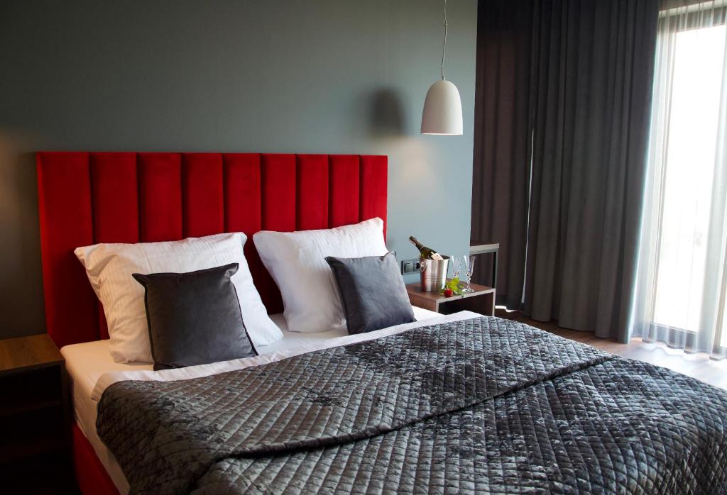 Postel nebo postele na pokoji v ubytování Aparts Hotel Radom